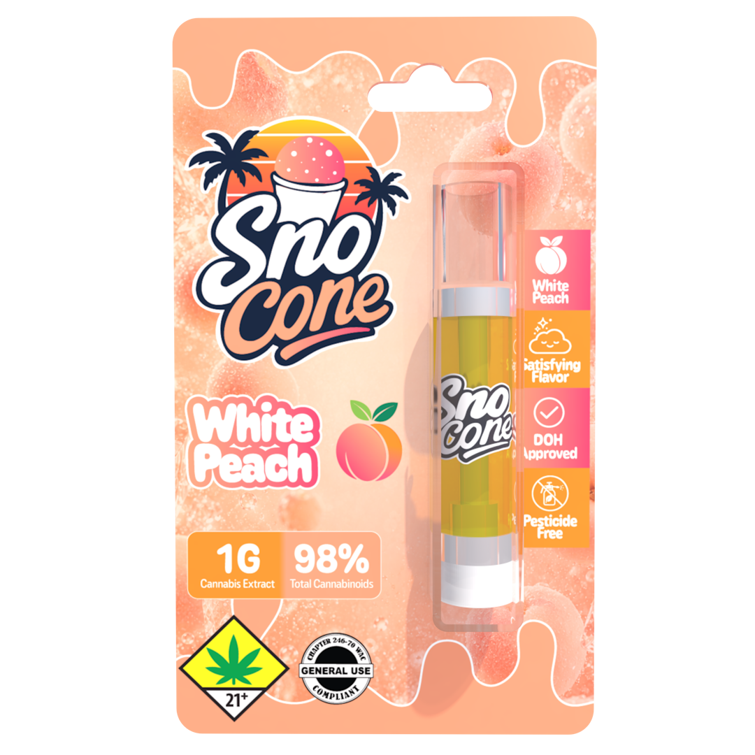White Peach SnoCone vape